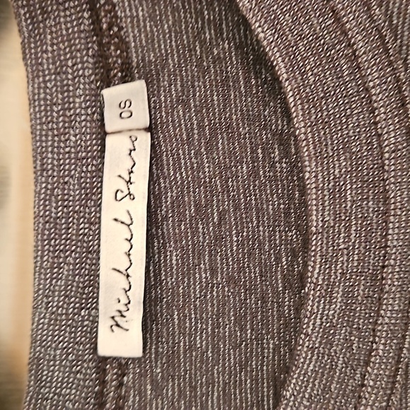 💕MICHAEL STARS💕 Fallon Shine Tee ~ Dark Gray Size NWOT - Picture 12 of 15